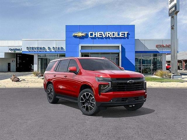 2026 Chevrolet Tahoe RST in Radiant Red Tintcoat — front three-quarter view