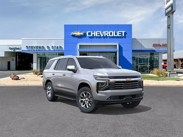 2026 Chevrolet Tahoe Premier in Sterling Gray Metallic — front three-quarter view
